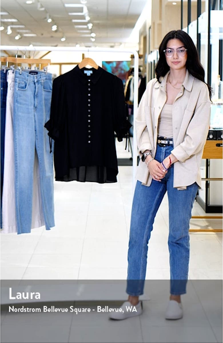 Georgette Button-Up Shirt, sales video thumbnail