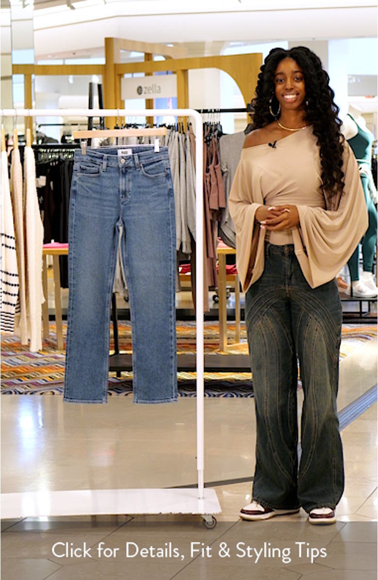 Cindy Ankle Slim Straight Leg Jeans, sales video thumbnail