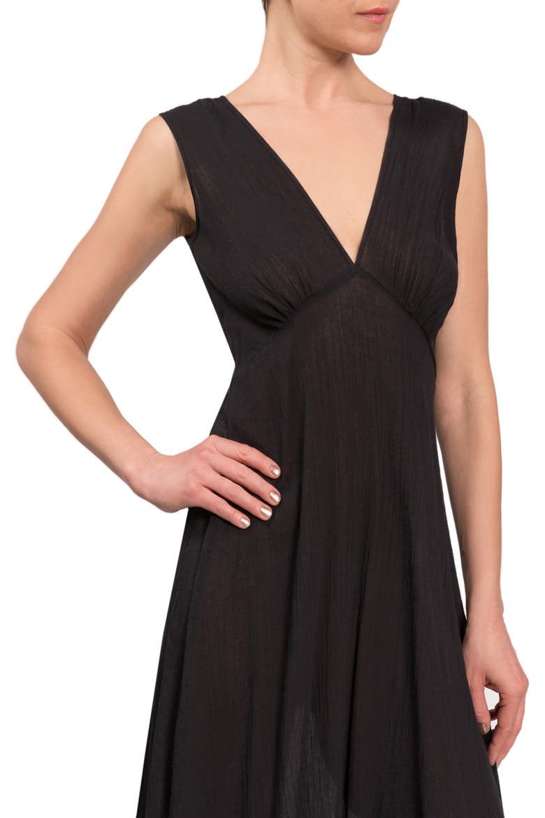 Amelia Long Nightgown, Alternate, color, BLACK