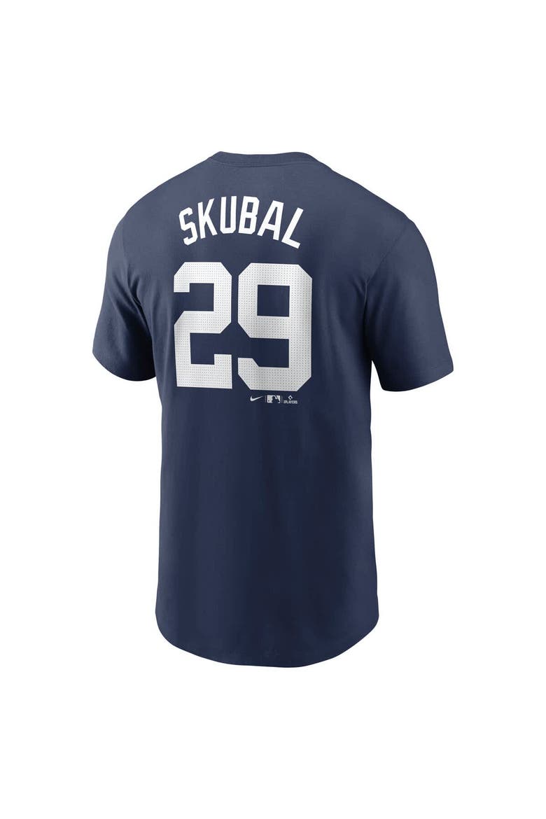 Men's Nike Tarik Skubal Navy Detroit Tigers Fuse Name & Number T-Shirt, Alternate, color, Navy
