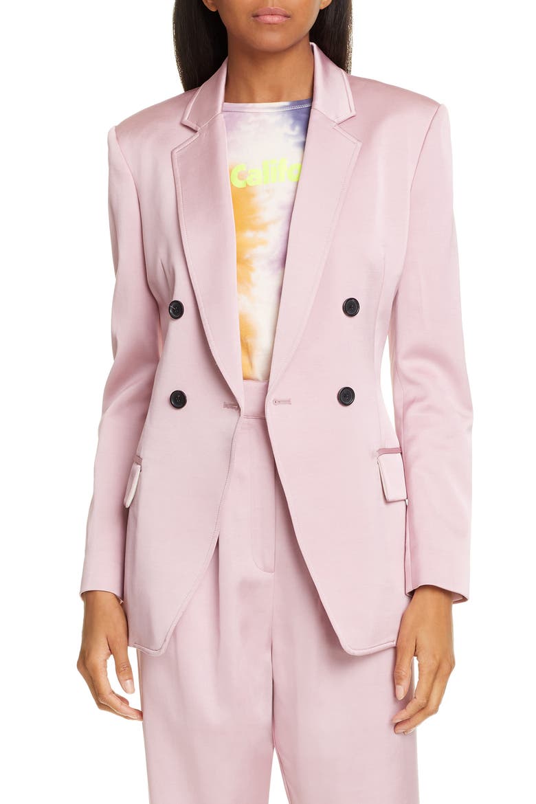 Sedgewick Double Breasted Suiting Jacket, Main, color, DUSTY ROSE