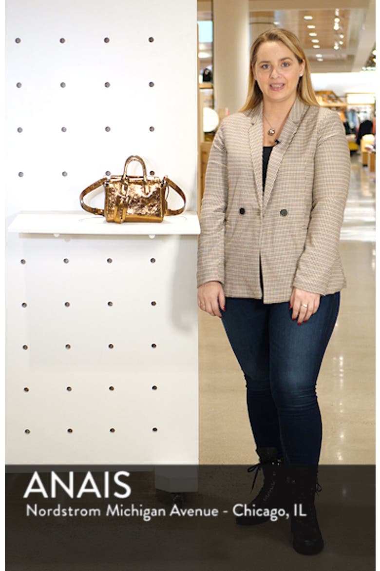 Mini Metallic Leather Shoulder/Crossbody Satchel (Nordstrom Exclusive) video