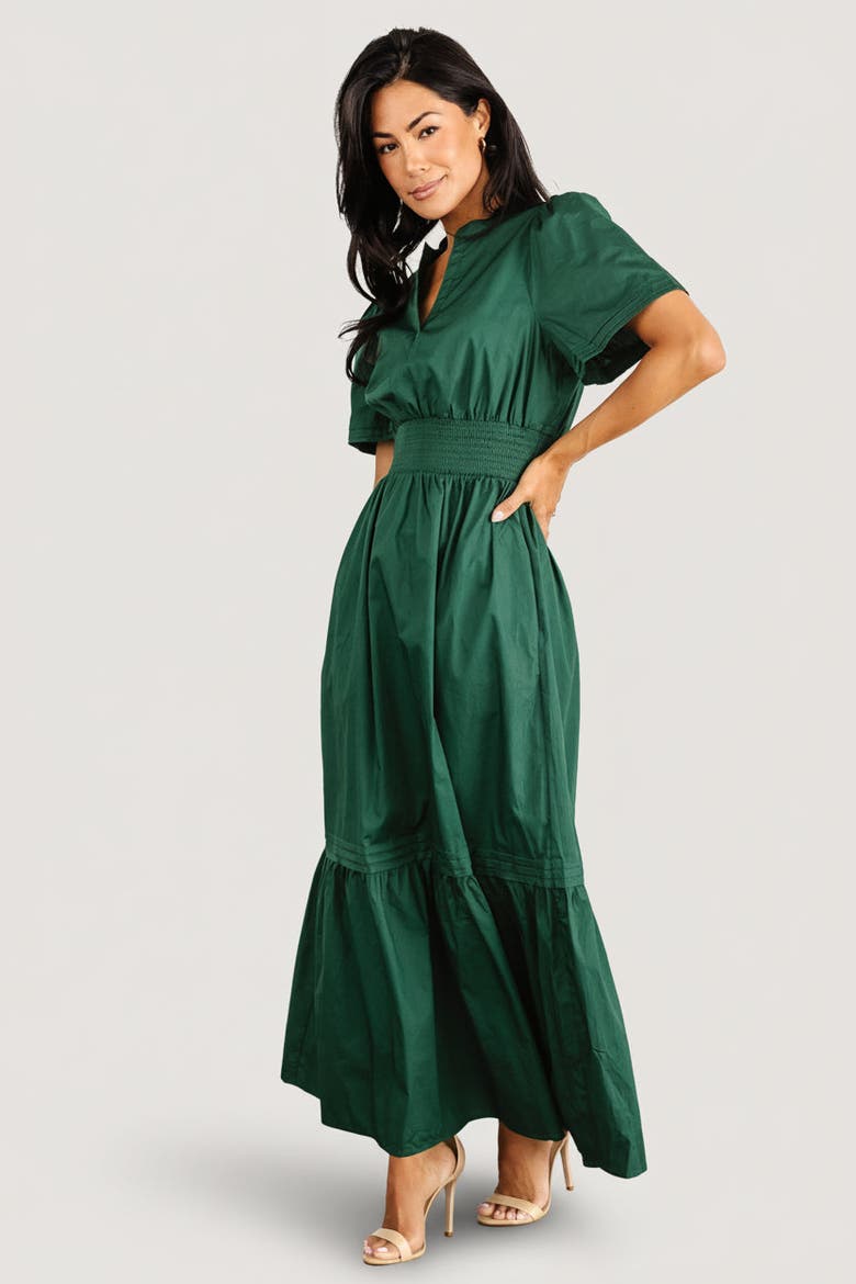 Vera Maxi Dress, Alternate, color, Emerald