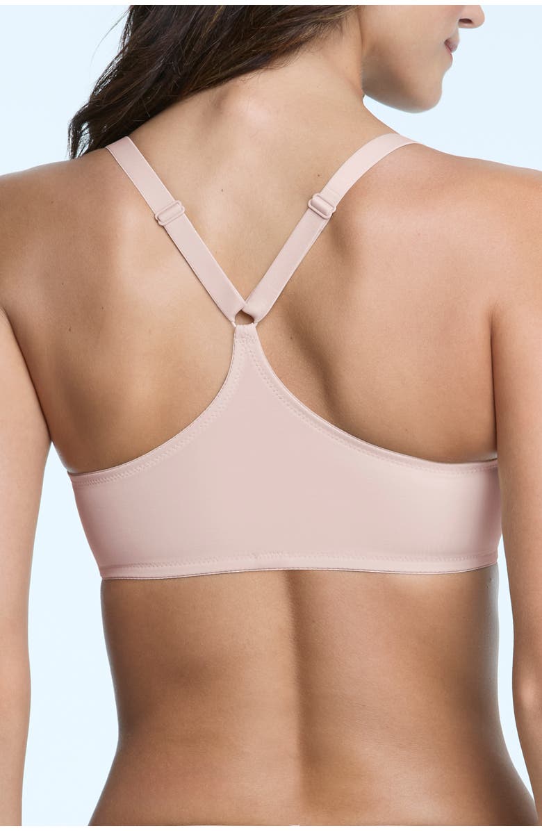 Dominique Intimates Talia Front Closure Racerback Seamless Everyday T-Shirt Bra, Alternate, color, Blush Rose