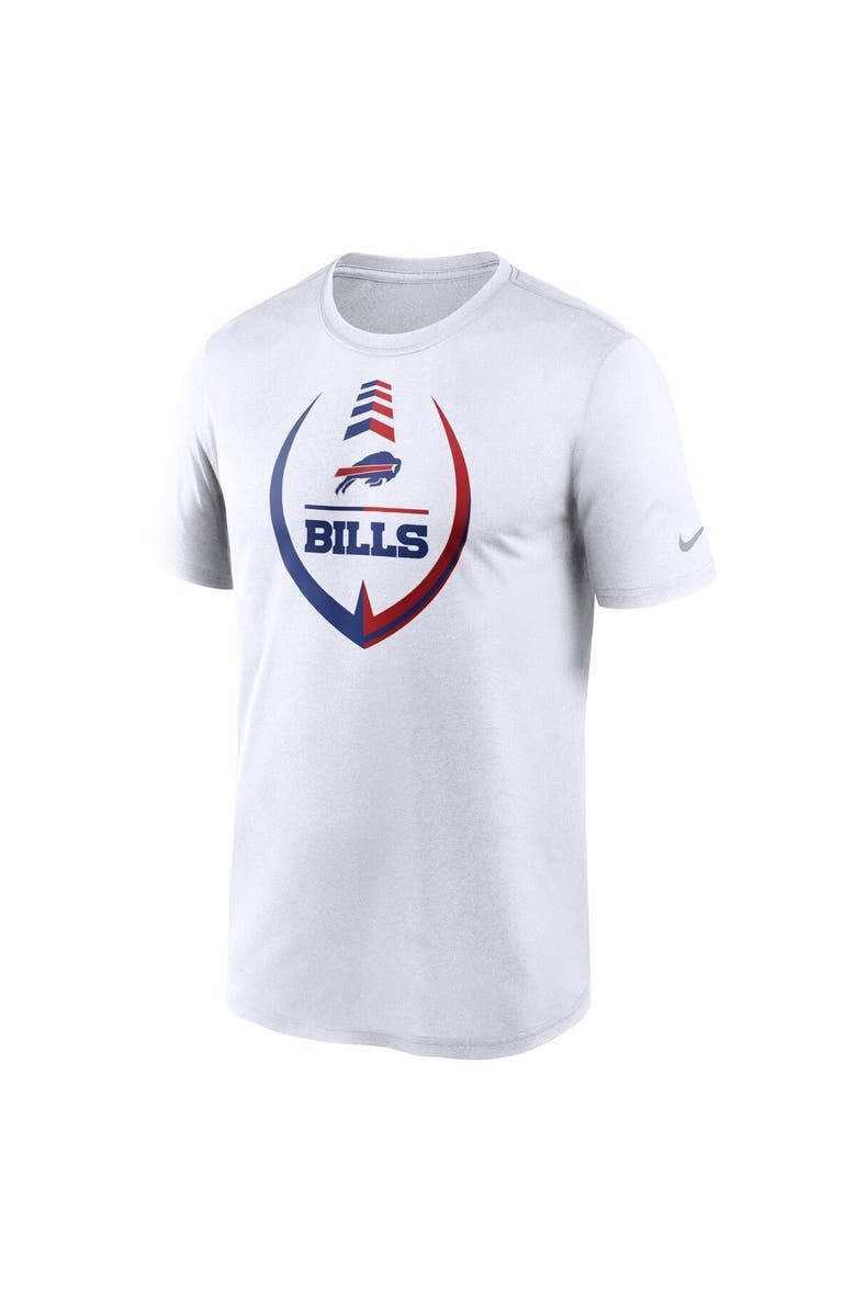 Nike Men's Nike White Buffalo Bills Icon Legend Performance T-Shirt, Alternate, color, White
