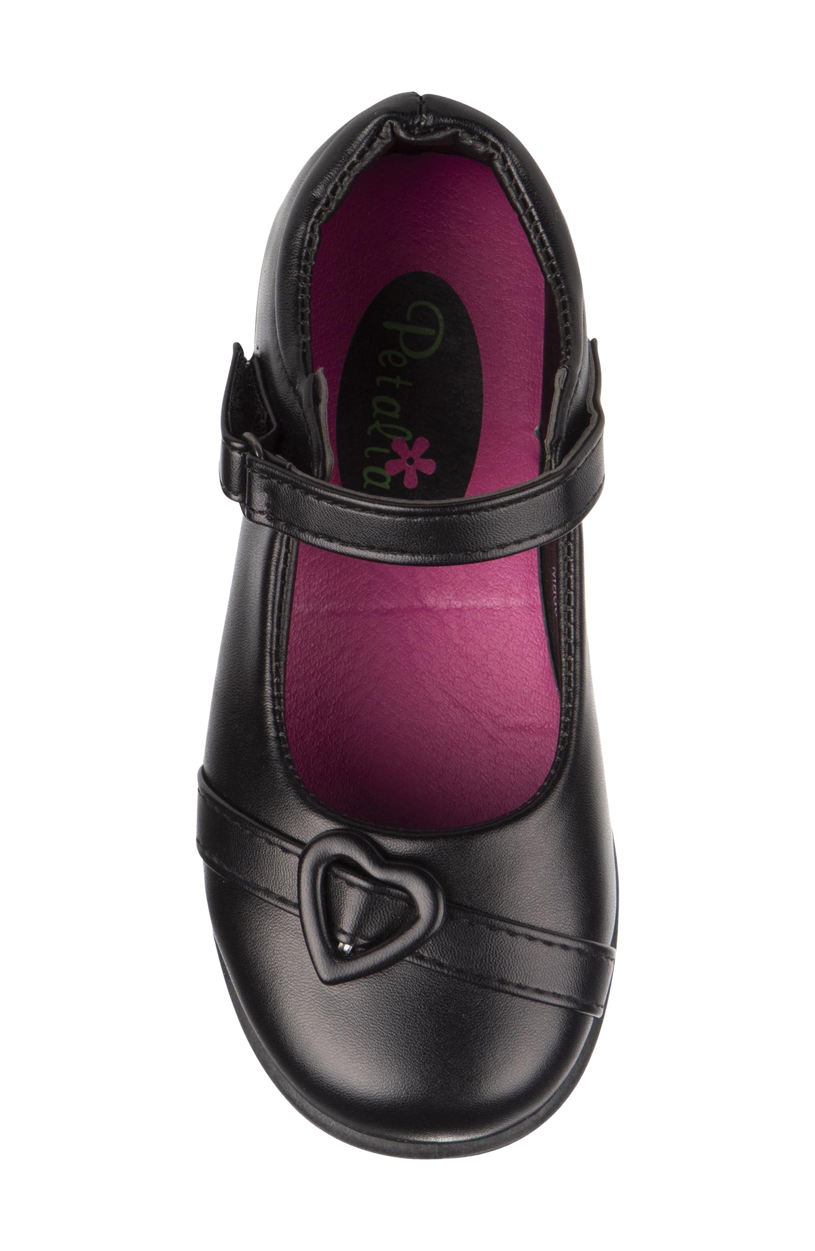 GIRLS' STRAPPED HEART, Alternate, color, BLACK
