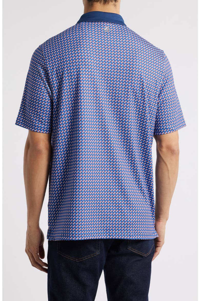 Vintage Slub Modal Blend Polo, Alternate, color, NAVY/ RED