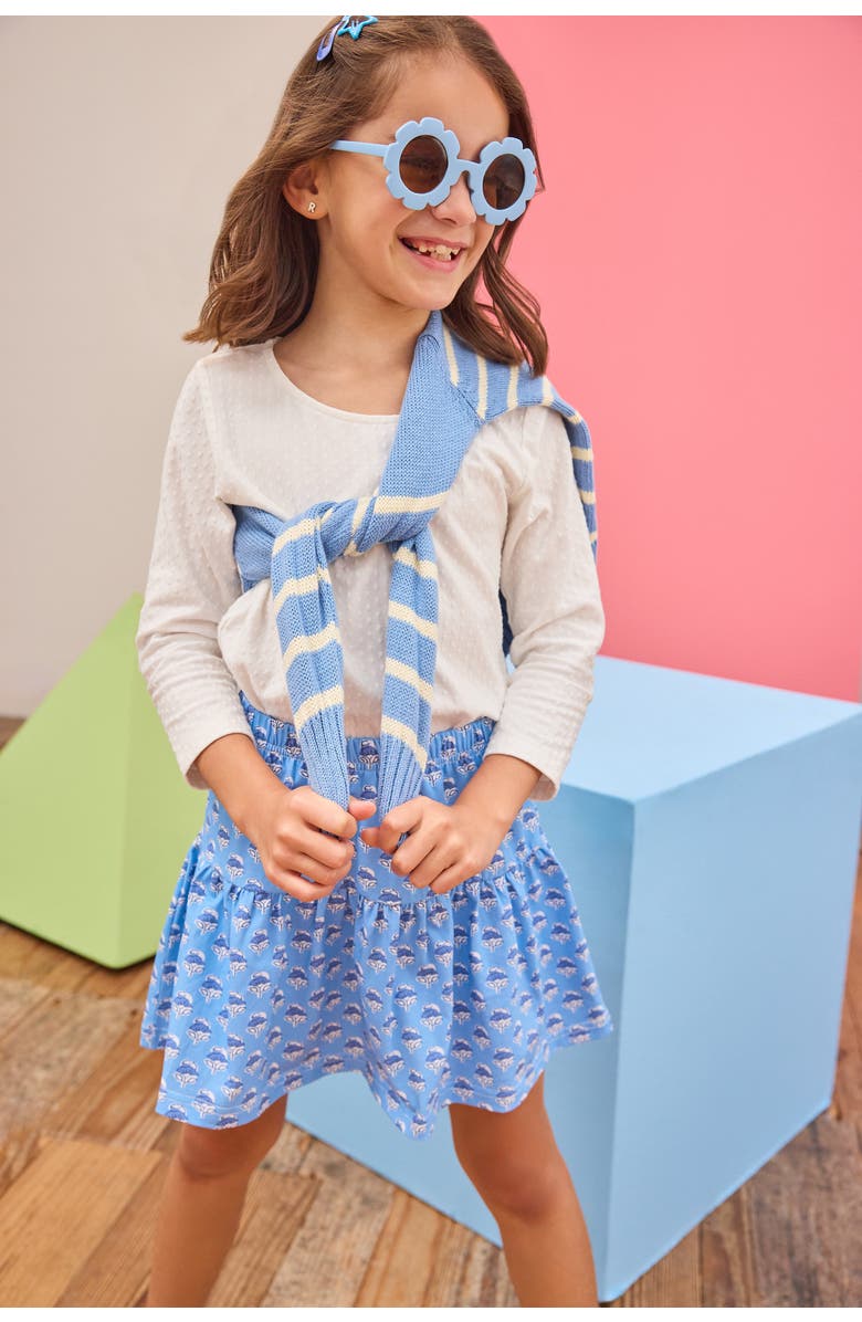 BISBY Kids' Knit Striped Sweater, Alternate, color, Blue