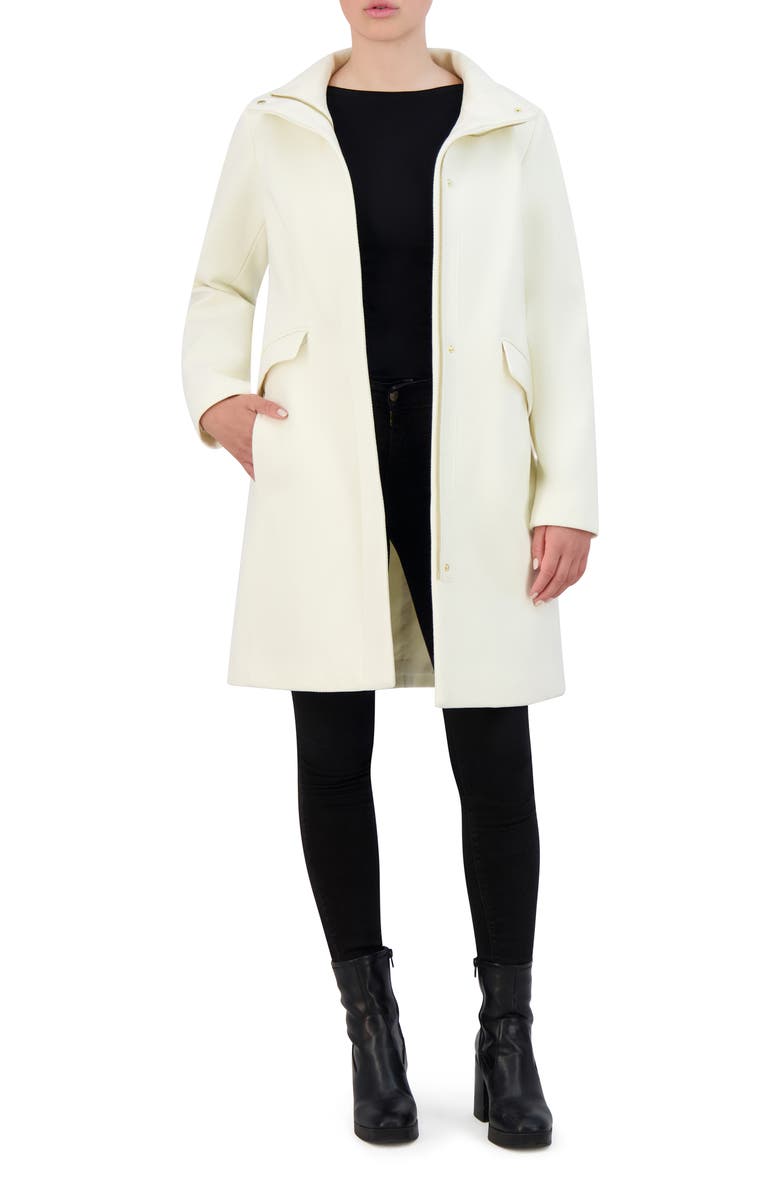 Cole Haan Soft Twill Coat, Main, color, 