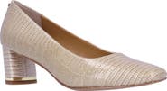 J. Reneé Olivienne Snakeskin Embossed Pump