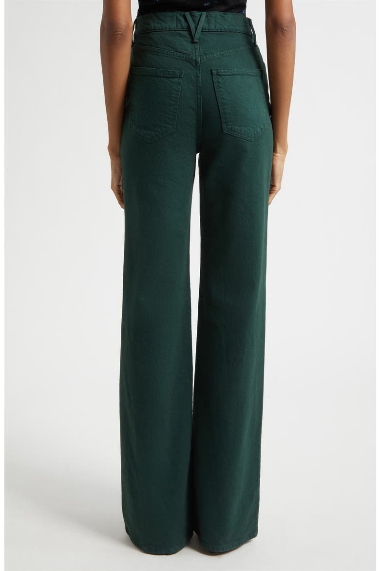 Crosbie Wide Leg Jeans, Alternate, color, PINE