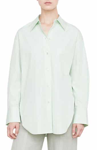 Vince Oversize Cotton Button-Up Shirt