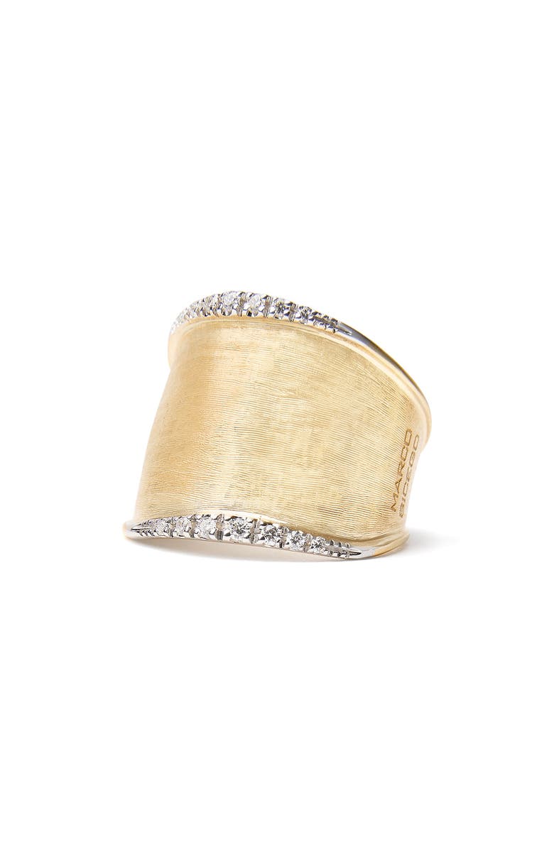 Marco Bicego Lunaria Diamond Band Ring, Alternate, color, 18K Yellow Gold