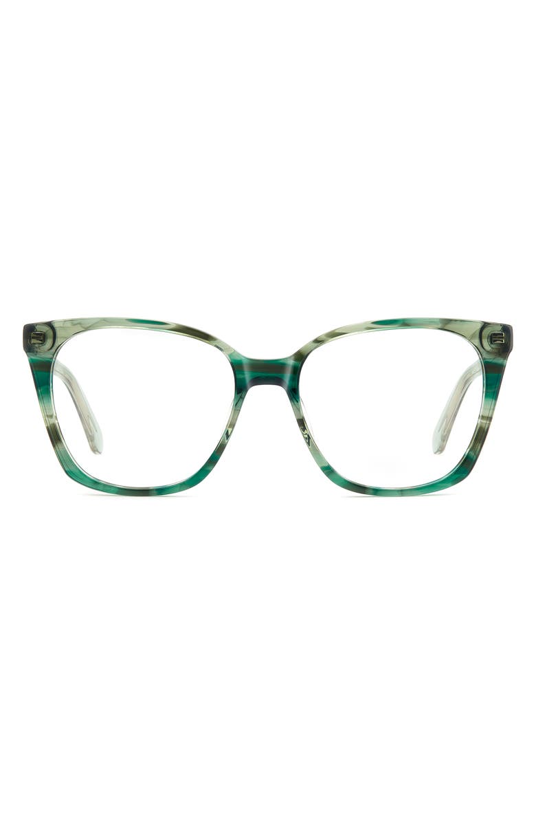 Kate Spade New York taya 52mm square optical glasses, Main, color, 