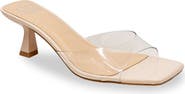 CHASE AND CHLOE Kitten Heel Mule Sandal