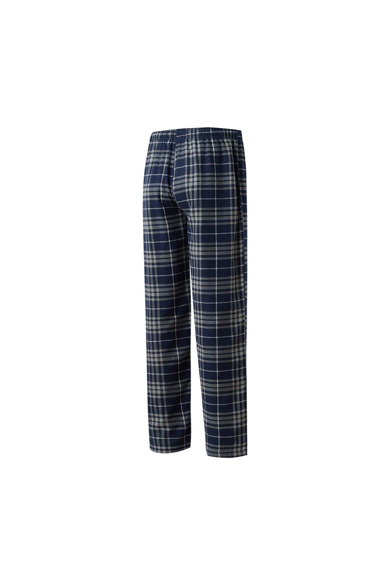 Men's Concepts Sport Deep Sea Blue/Gray Seattle Kraken Concord Flannel Sleep Pants, Alternate, color, Navy