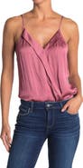 PAIGE Cienna Surplice Neck Bodysuit
