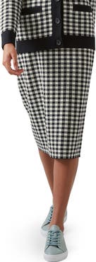 LK Bennett Lea Check Skirt