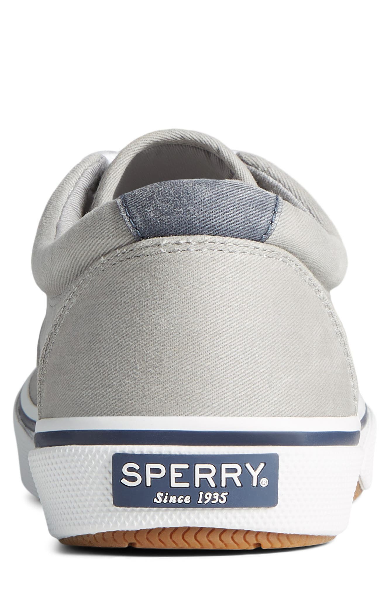 Sperry Halyard Saltwashed Low Top Sneaker - Wide Width Available, Alternate, color, Grey