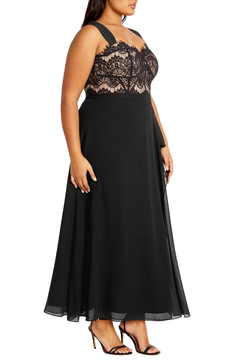 City Chic Sweet Evie Dress, Alternate, color, 