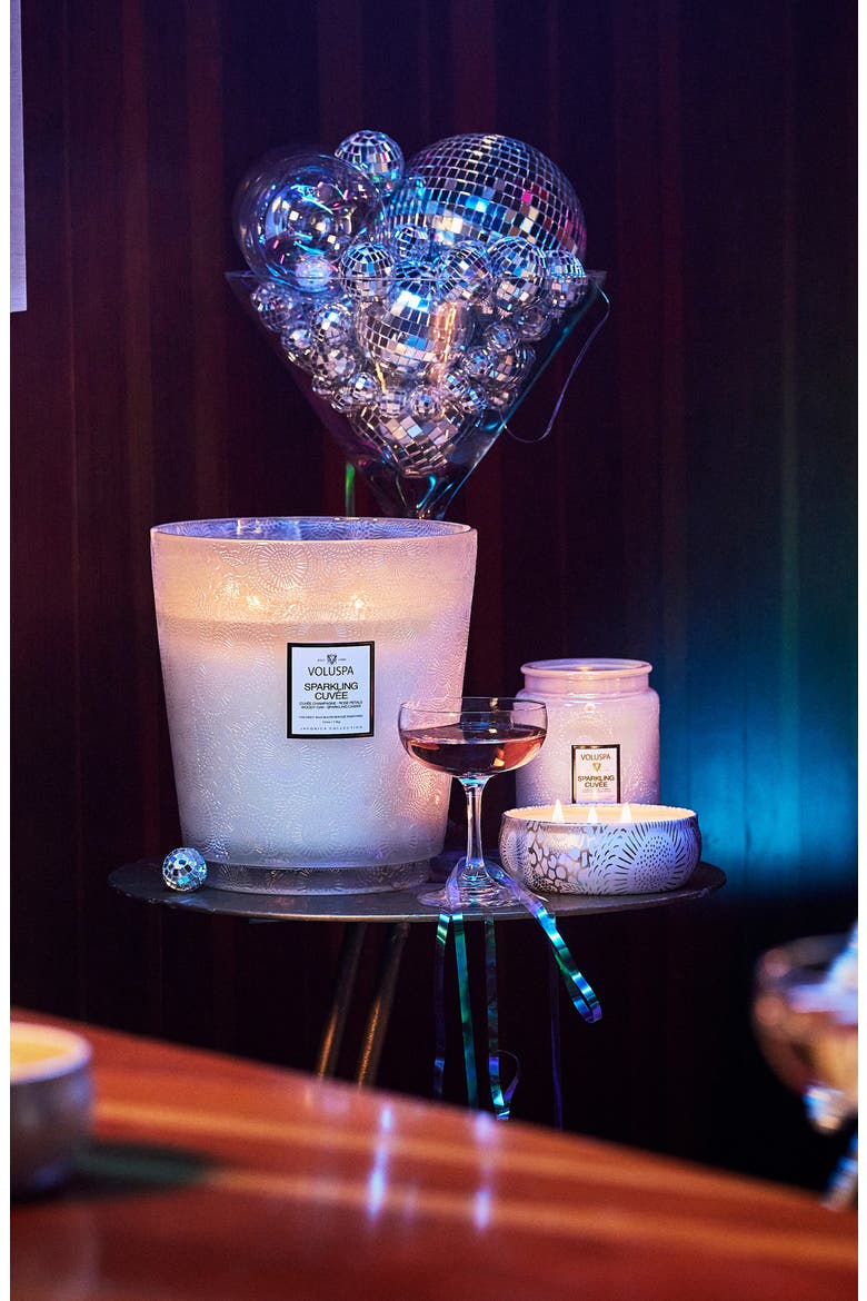 Sparkling Cuvée 3-Wick Tin Candle, Alternate, color, SPARKLING CUVEE