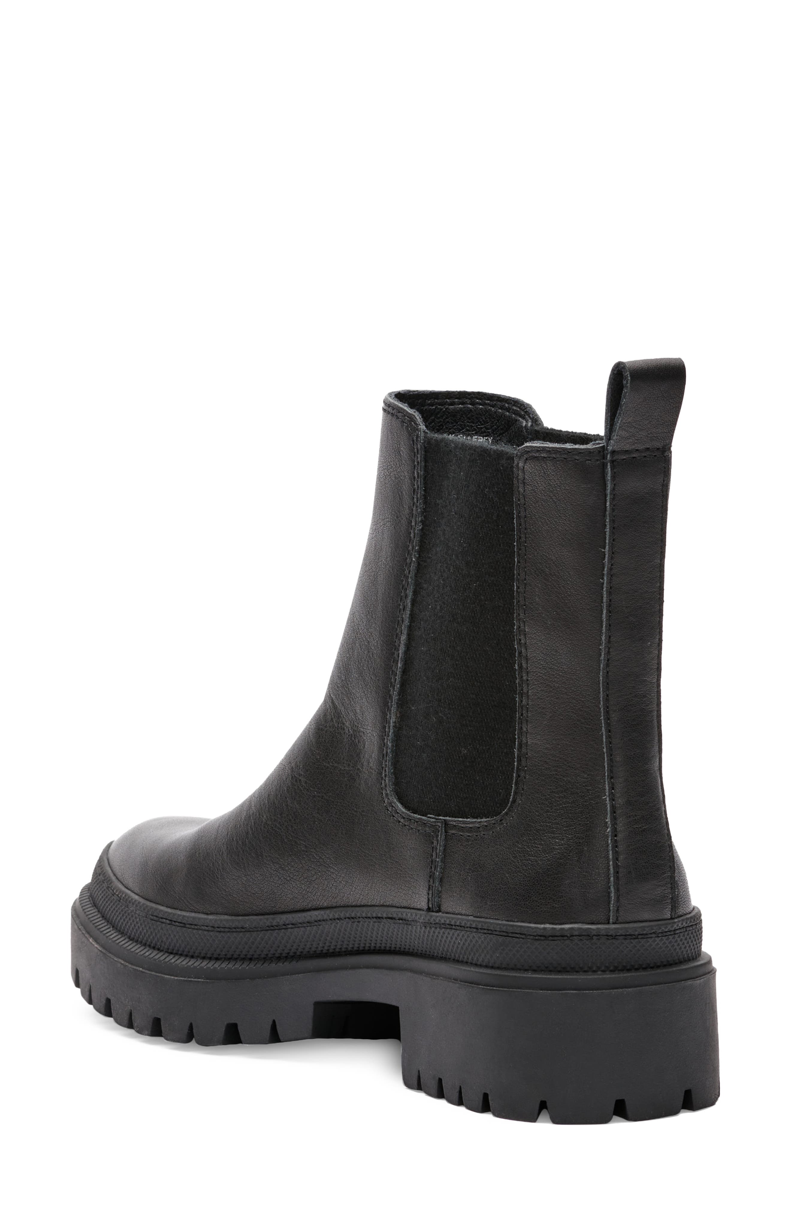 Lucky Brand Ellerey Lug Leather Bootie, Alternate, color, 