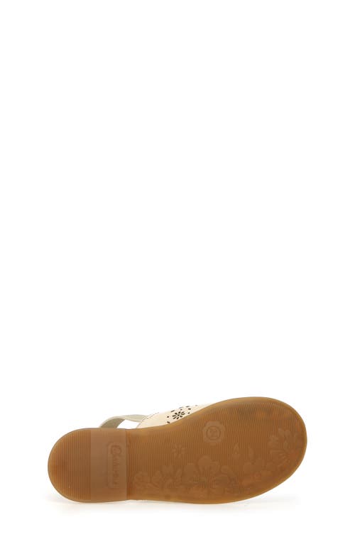 Naturino Kids' Callais Slingback Flat In Beige-platinum