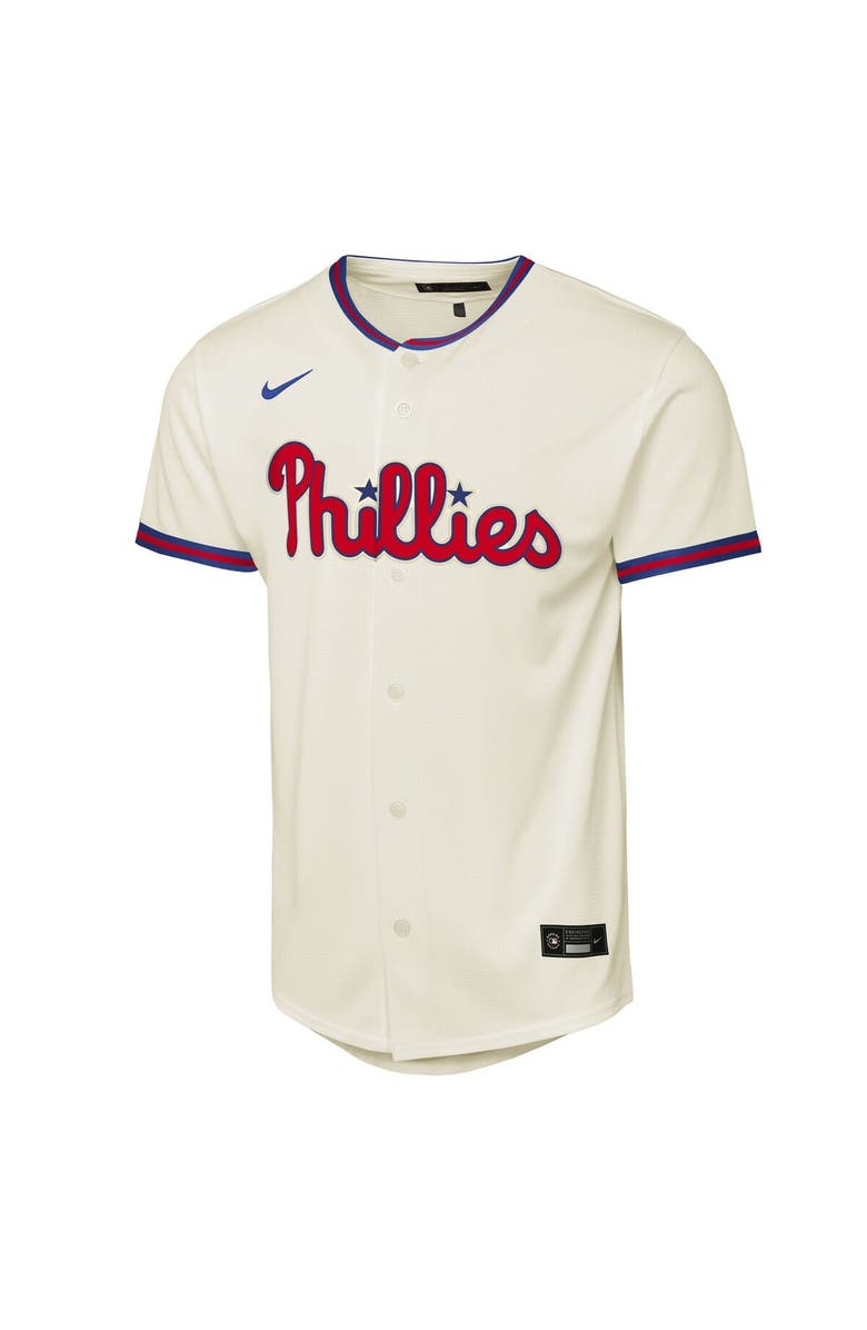Nike Youth Nike Bryce Harper Cream Philadelphia Phillies Alternate 2 Replica Jersey, Alternate, color, Cream