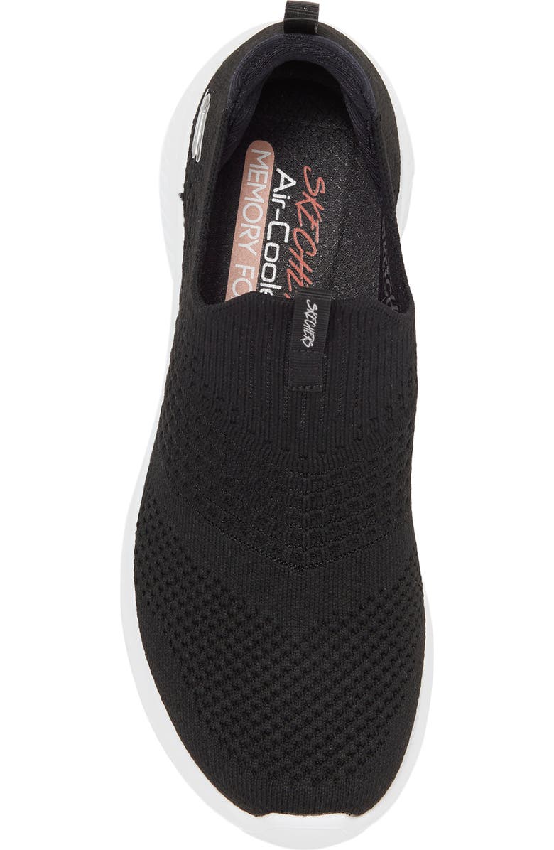 SKECHERS Ultra Flex 3.0 Classy Charm Sneaker, Alternate, color, Black/ White