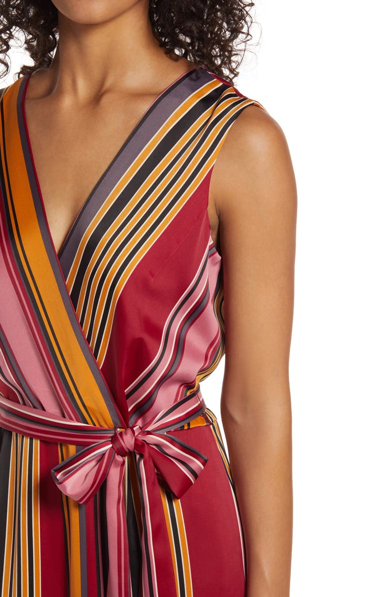 Maggy London Stripe Wide Leg Jumpsuit, Alternate, color,