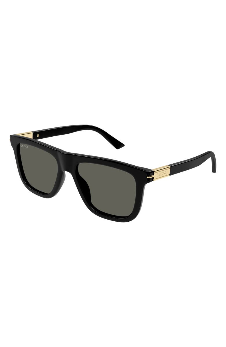 Gucci 54mm Square Sunglasses, Alternate, color, 