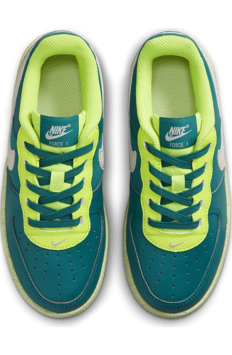 Nike Air Force 1 Crater Sneaker, Alternate, color, Spruce/ Volt/ Volt/ Phantom