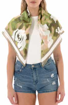 Nicole Miller Floral Square Scarf