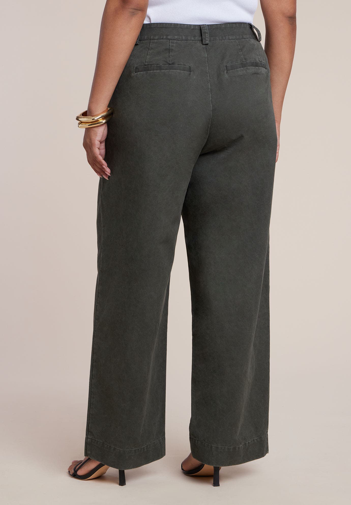 Twill Straight Leg Pant - image 2