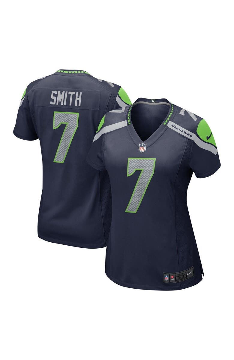 Nike Women's Nike Geno Smith Navy Seattle Seahawks Player Jersey, Main, color, 