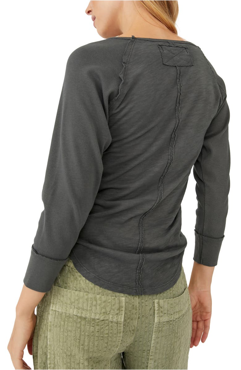 Free People Women's Batter Up Cotton Tee, Alternate, color,