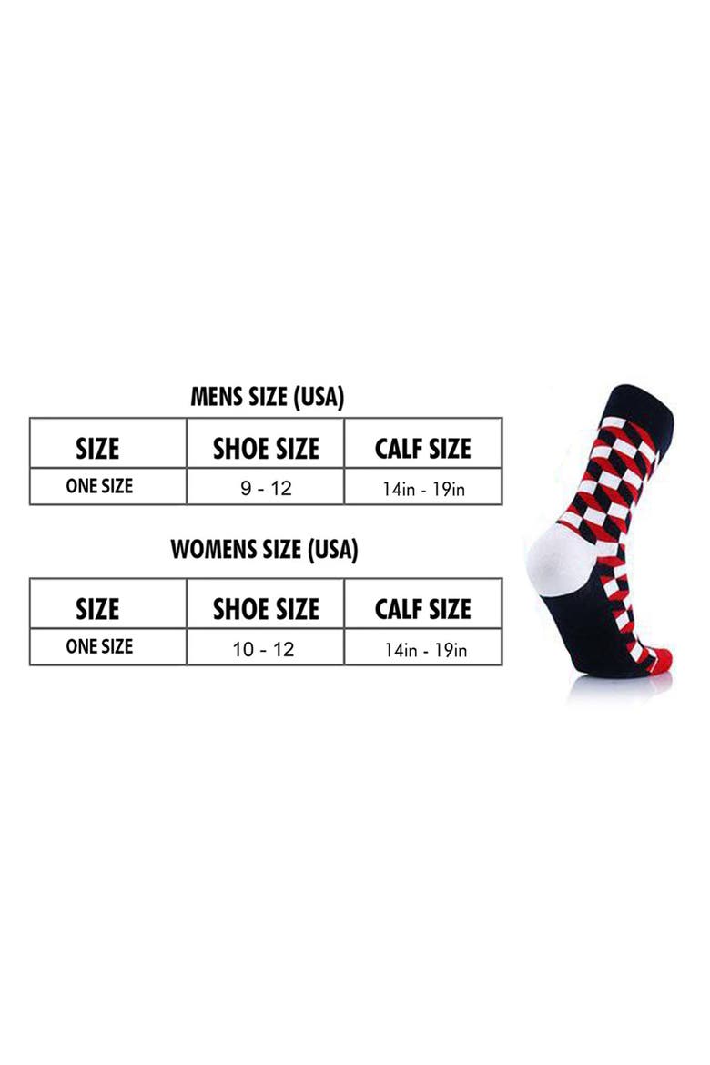 6-Pack Ankle Length Compression Socks, Alternate, color, MIX