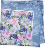 Robert Graham Floral Silk Pocket Square