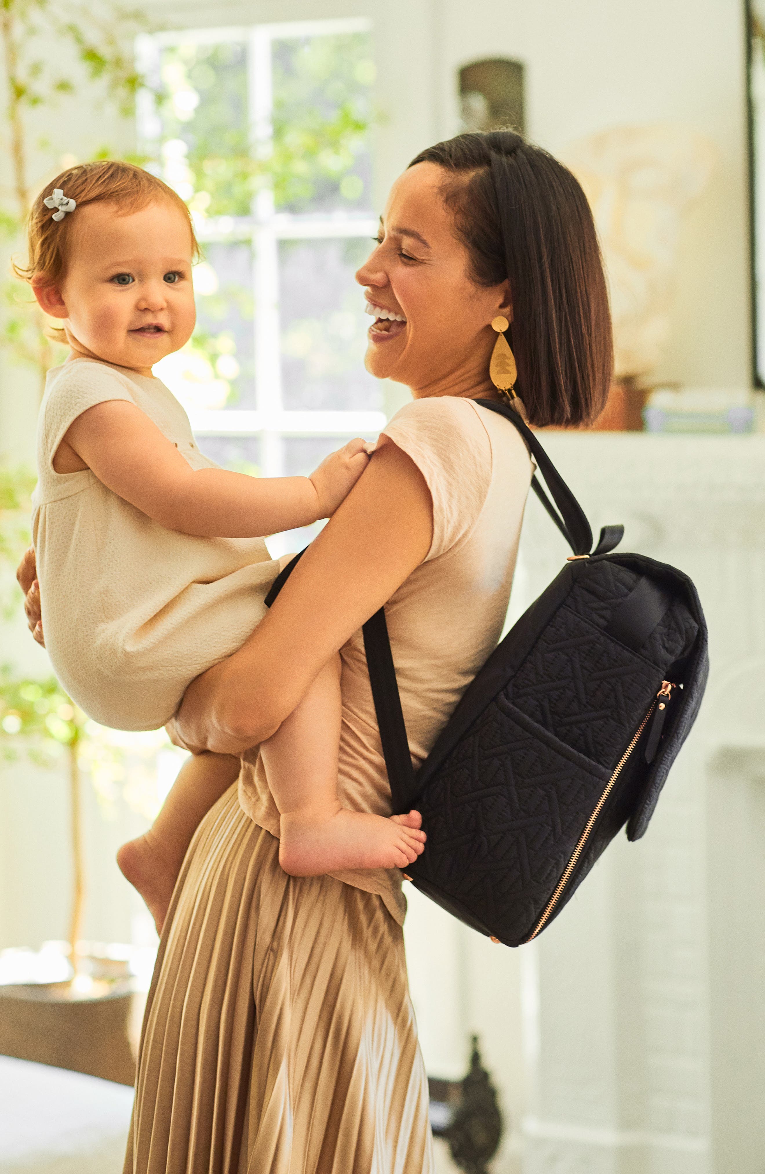 Petunia Pickle Bottom 'Embossed Boxy' Backpack Diaper Bag, Alternate, color, 