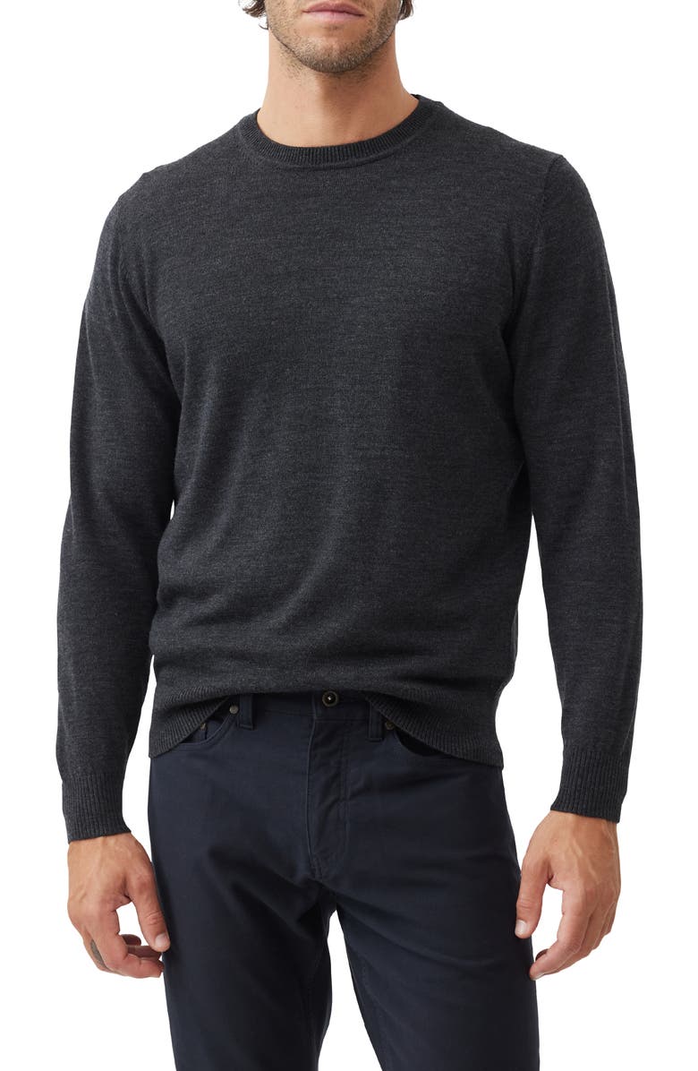 Rodd
Gunn Ferndale Merino Wool Crewneck Sweater, Main, color,