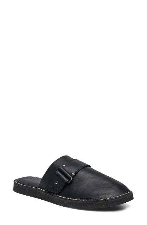 You Got My Back Crafted Leather Flat Mule