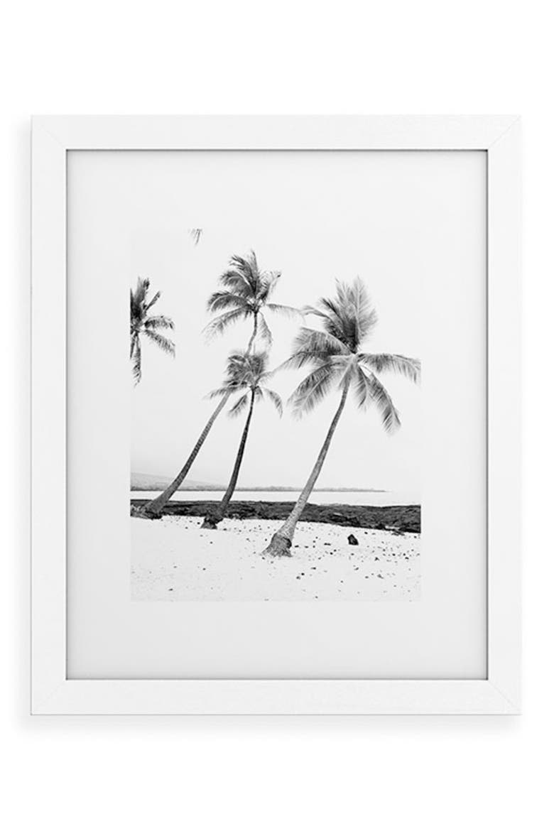 Island Time Framed Art Print, Main, color, WHITE FRAME 11X14