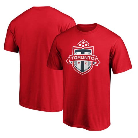 Men's Fanatics Branded Red Toronto FC Logo T-Shirt