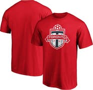 FANATICS Men's Fanatics Branded Red Toronto FC Logo T-Shirt