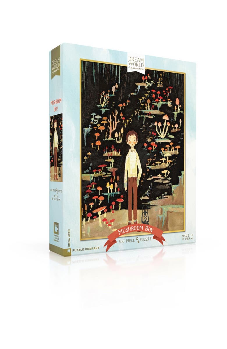 NEW YORK PUZZLE COMPANY Mushroom Boy 500 Piece Puzzle, Alternate, color, NO COLOR