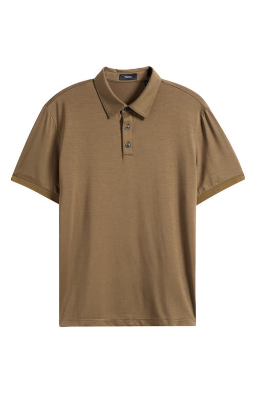 Theory Noran Polo In Brown