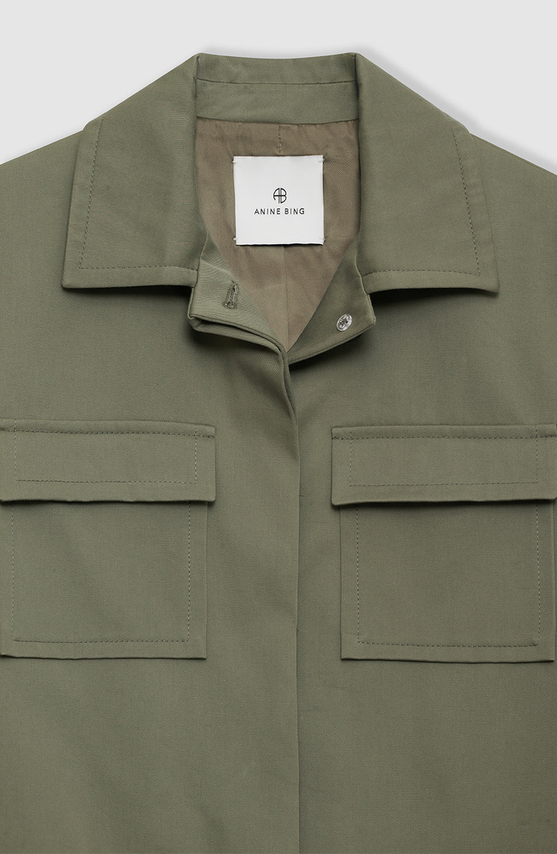 ANINE BING Olive Dayton Jacket, Alternate, color, Olive