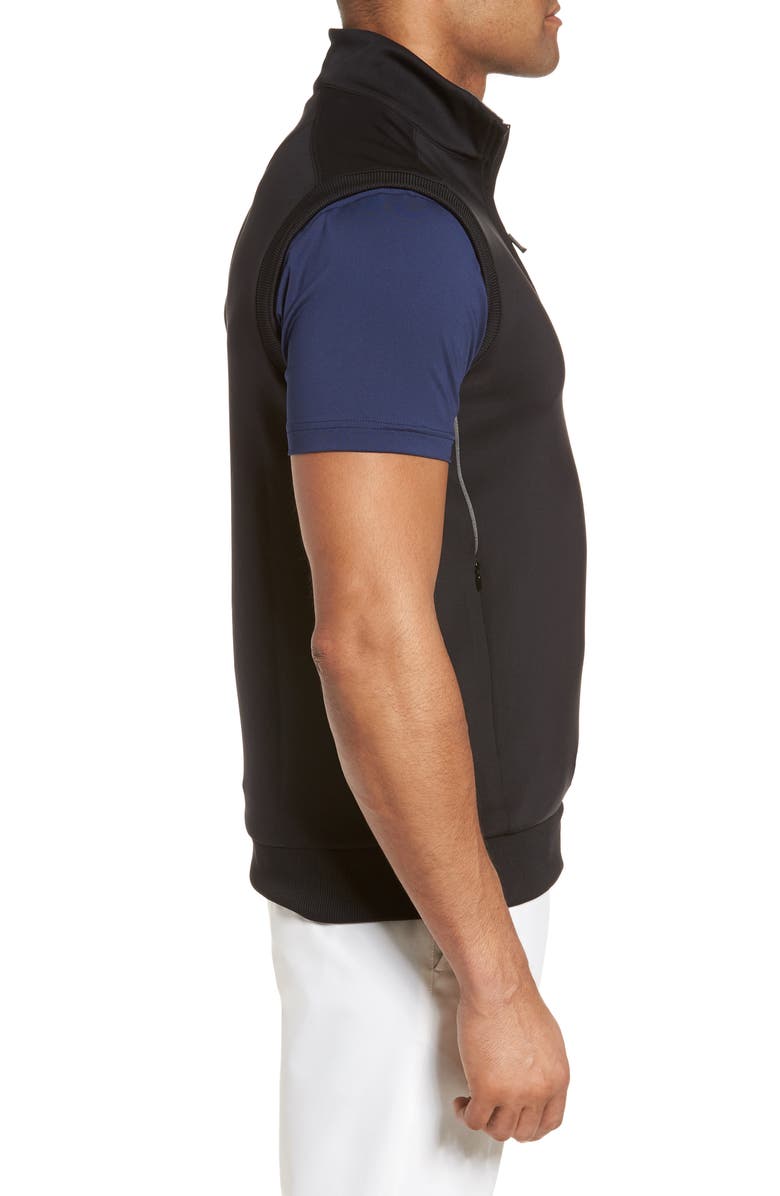 Bobby Jones Quarter Zip Slim Fit Tech Vest, Alternate, color, 