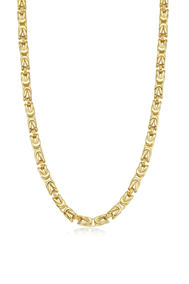 Zaria Byzantine Chain Link Necklace, Main, color, GOLD