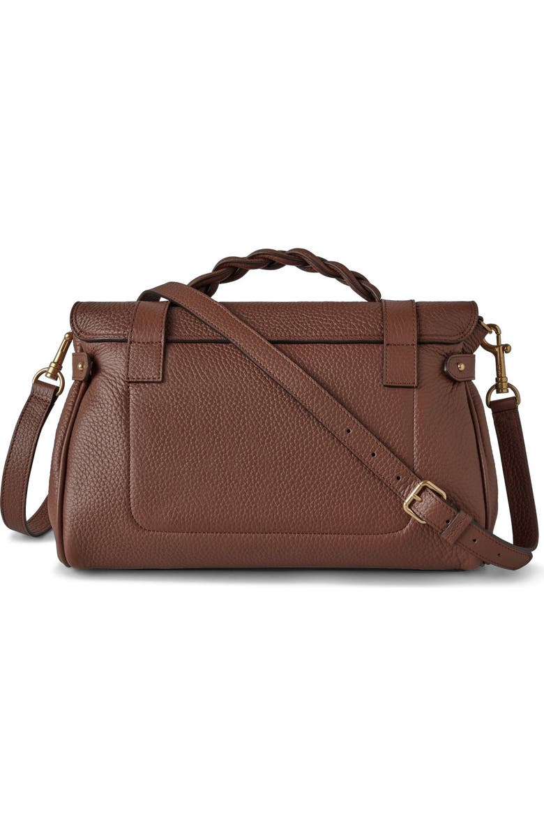 Mulberry Alexa Leather Satchel, Alternate, color, Bright Oak